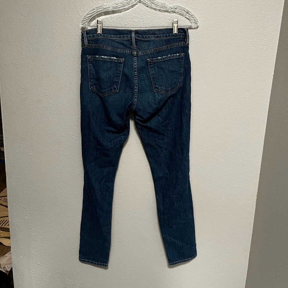 MID RISE RIPPED SKINNY JEANS - Picture 3 of 4